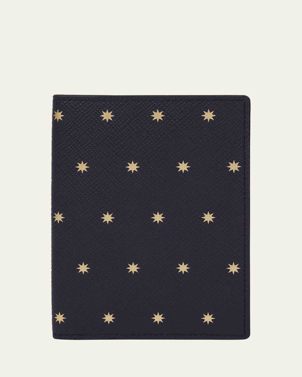 Navy Stars Passport Cover